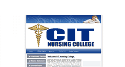 Desktop Screenshot of citnursingcollege.com
