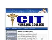 Tablet Screenshot of citnursingcollege.com